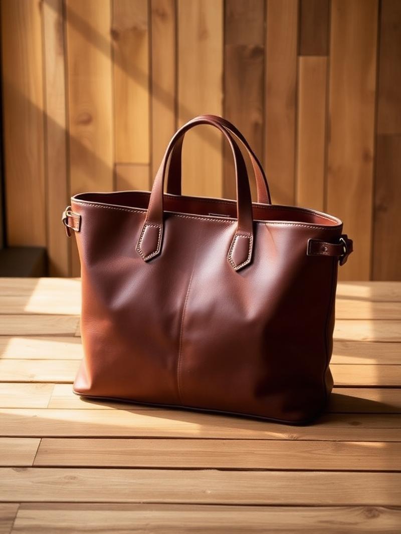 Studio Tote — Cognac
